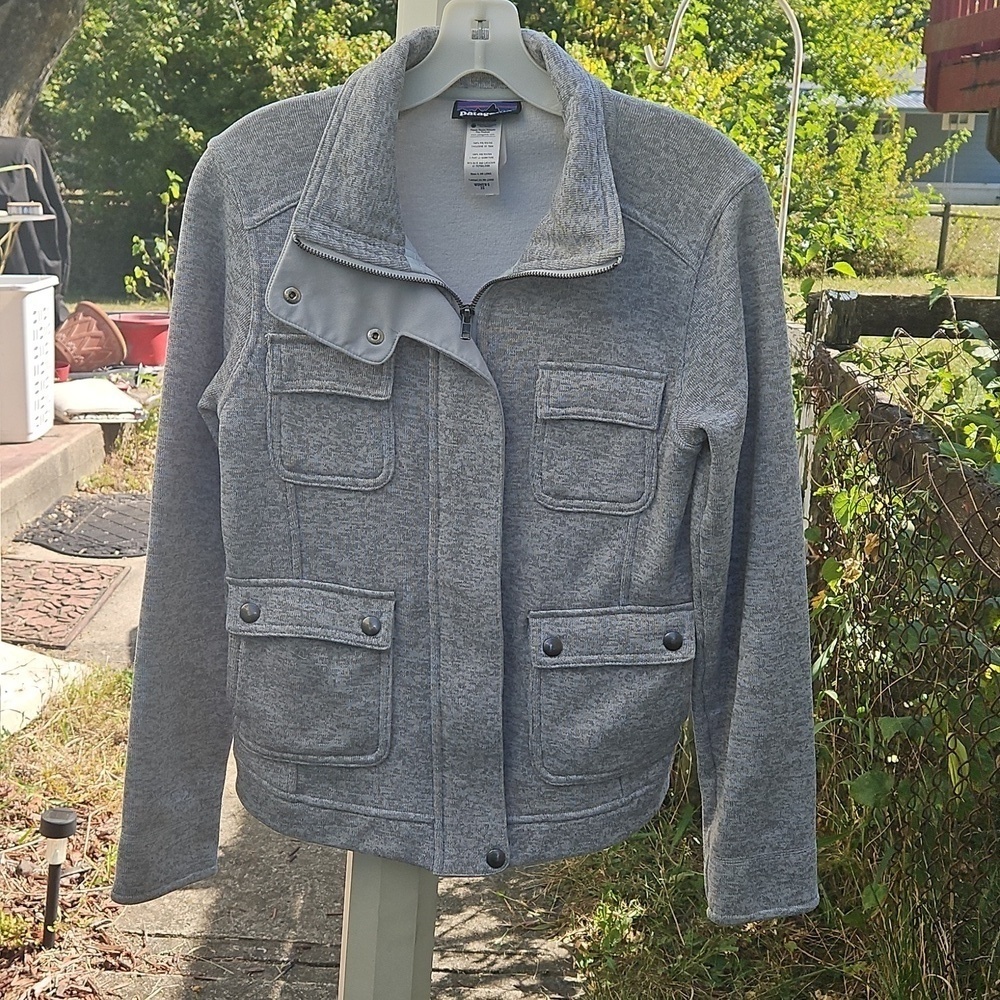 Patagonia Women's Light Gray Jacket Sz S